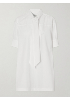 Dries Van Noten - Tie-detailed Cotton-poplin Blouse - White - x small,small,medium,large