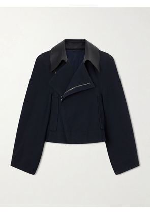 Givenchy - Cotton And Wool-blend Gabardine Jacket - Blue - FR 34,FR 36,FR 38,FR 40