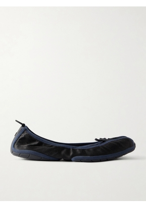 Balenciaga - Bow-embellished Satin Ballet Flats - Black - IT37,IT38,IT39,IT40,IT41