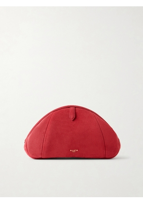 Alaïa - Suede Clutch - Red - One size