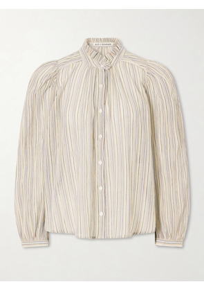 ALIX OF BOHEMIA - Annabel Sandlilt Striped Cotton-voile Blouse - Unknown - x small,small,medium,large,x large