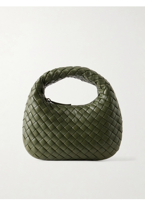 Bottega Veneta - Baby Veneta Intrecciato Leather Shoulder Bag - Green - One size
