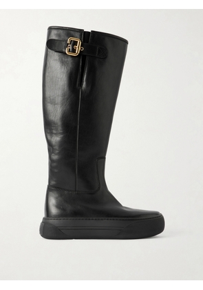 Chloé - Delia Leather Knee Boots - Black - IT36,IT37,IT37.5,IT38,IT38.5,IT39,IT39.5,IT40,IT41