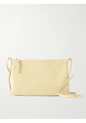Bottega Veneta - Intrecciato Piccolo Leather Medium Pouch - White - One size