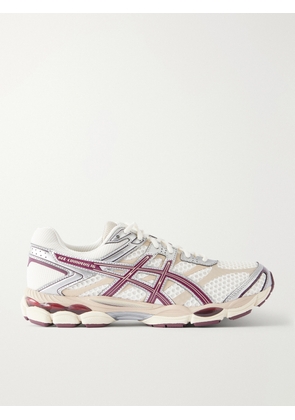 Asics - Gel-cumulus 16 Leather-trimmed Mesh Sneakers - White - UK 3,UK 3.5,UK 4,UK 4.5,UK 5,UK 5.5,UK 6,UK 6.5,UK 7,UK 7.5,UK 8,UK 8.5,UK 9,UK 9.5