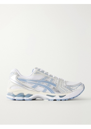 Asics - Gel-kayano 14 Rubber-trimmed Mesh Sneakers - Silver - UK 3,UK 3.5,UK 4,UK 4.5,UK 5,UK 5.5,UK 6,UK 6.5,UK 7,UK 7.5,UK 8,UK 8.5,UK 9,UK 9.5