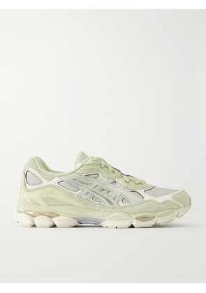 Asics - Gel-kayano 14 Suede-trimmed Mesh Sneakers - Green - UK 3,UK 3.5,UK 4,UK 4.5,UK 5,UK 5.5,UK 6,UK 6.5,UK 7,UK 7.5,UK 8,UK 8.5,UK 9,UK 9.5
