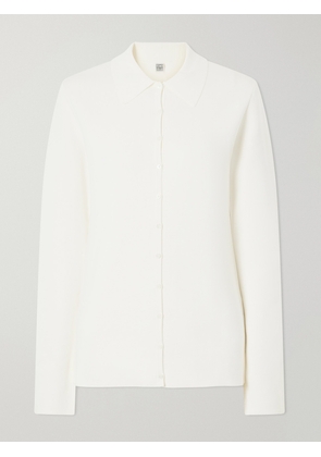 TOTEME - Knitted Cardigan - White - xx small,x small,small,medium,large,x large