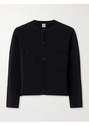 TOTEME - Knitted Cardigan - Black - xx small,x small,small,medium,large,x large