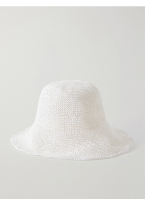 TOTEME - Woven Paper Sunhat - White - One size