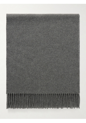 Brunello Cucinelli - Fringed Cashmere Scarf - Gray - One size