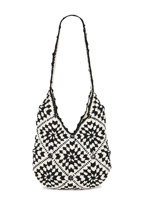 Lovers and Friends Sabba Handbag in Black & White.