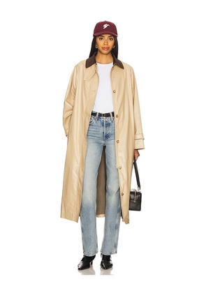 Still Here Kent Trench Coat in Tan. Size S. Also in XL.