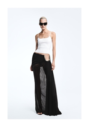 REVOLVE LOS ANGELES Leora Maxi Skirt in Black. Size XS. Also in S, XXS, M, L, XL.
