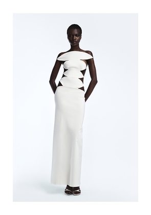 REVOLVE LOS ANGELES Elettra Maxi Dress in Ivory. Size XS. Also in S, XXS, M, L, XL.