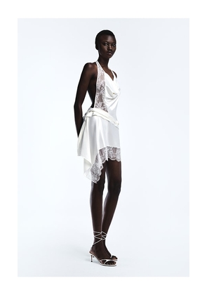 REVOLVE LOS ANGELES Gaspard Mini Dress in Ivory. Size XS. Also in XXS, S, M, L, XL.