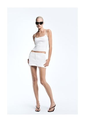 REVOLVE LOS ANGELES Chanthal Rib Knit Tank in Ivory. Size XS. Also in S, M, L.