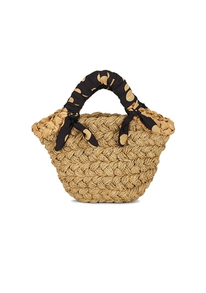 SIMONMILLER Twilly Basket Bag in Tan.