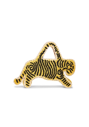 SIMONMILLER Tiger Bag in Orange.