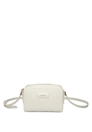 Lacoste logo-plaque crossbody bag - White