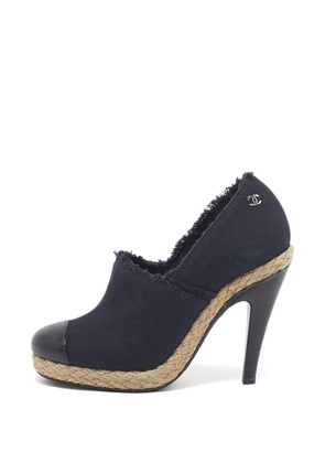 CHANEL Pre-Owned CC cap-toe ankle boots - Blue