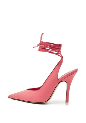 The Attico Venus ankle-wrap pumps - Pink