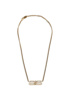 Balenciaga Pre-Owned BB Icon chain necklace - Gold