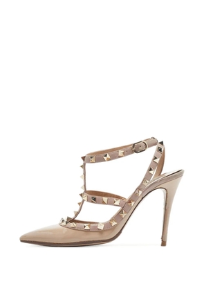 Valentino Garavani Pre-Owned Rockstud caged pumps - Neutrals