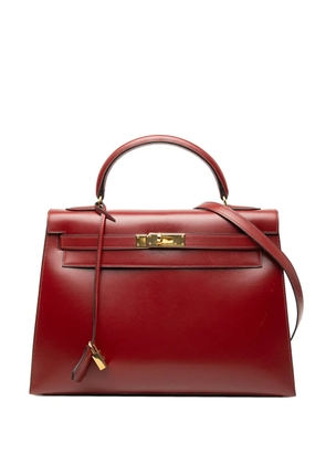 Hermès Pre-Owned 1996 Box Calf Kelly Sellier 32 satchel - Red