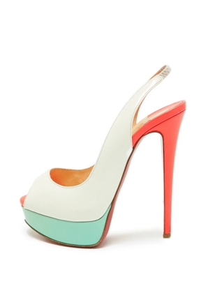 Christian Louboutin Pre-Owned Lady Peep platform sandals - White