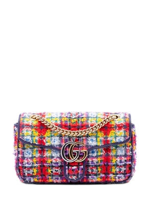 Gucci Pre-Owned 2016-2026 Medium GG Marmont Tweed shoulder bag - Multicolour