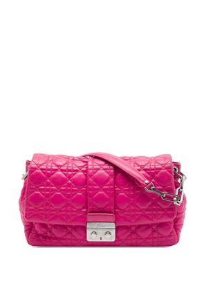 Christian Dior Pre-Owned 2011 Lambskin Cannage New Lock Flap shoulder bag - Pink