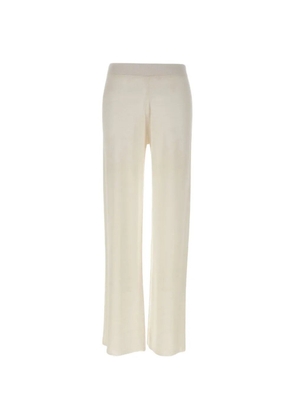 Kangra linen straight-leg pants - White