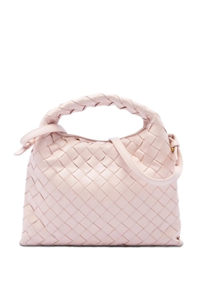Bottega Veneta Pre-Owned 2012-2026 Mini Calfskin Intrecciato Hop satchel - Pink