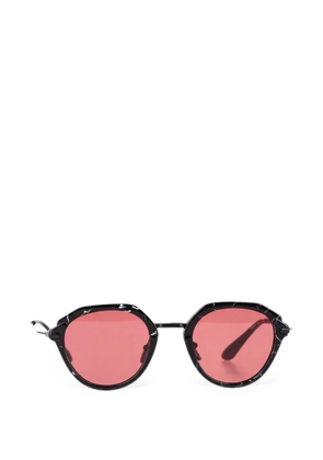 Prada Pre-Owned Phantos geometric-pattern sunglasses - Black