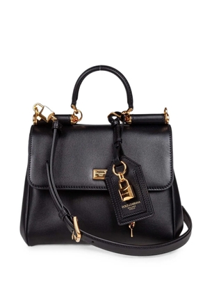 Dolce & Gabbana My Sicily leather tote bag - Black