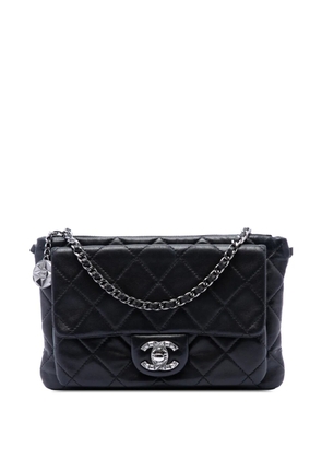 CHANEL Pre-Owned 2012-2013 CC Quilted Lambskin Mineral Nights Flap shoulder bag - Black