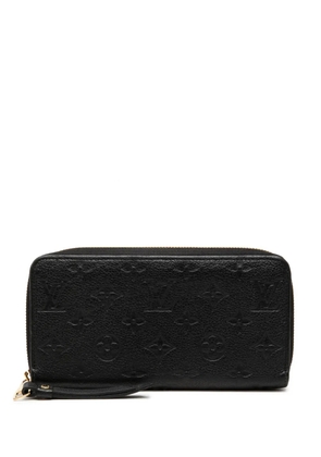 Louis Vuitton Pre-Owned 2017 Monogram Empreinte Zippy Wallet long wallets - Black