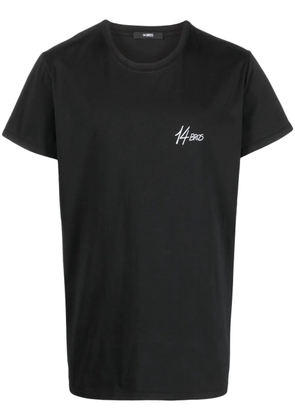 14BROS logo-print cotton T-shirt - Black