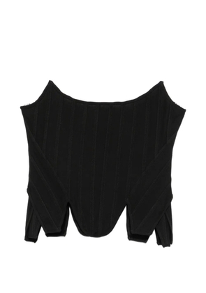 Giuseppe Di Morabito strapless corset top - Black