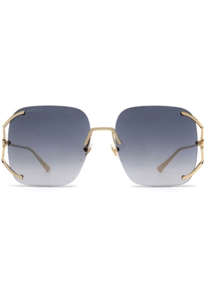Gucci Eyewear Interlocking G sunglasses - Gold