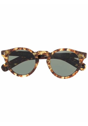 Oliver Peoples martineaux rounded sunglasses - Brown