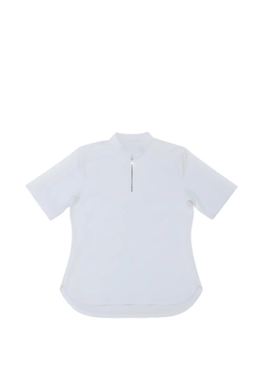 OFLAB zip-fastening short-sleeve T-shirt - White