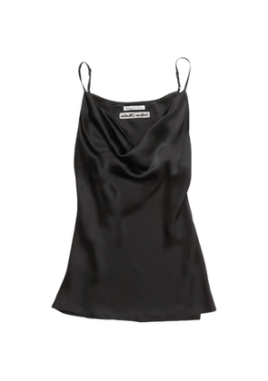 Acne Studios shiny satin tank top - Black