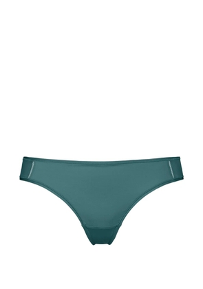 ERES Enora Soyeuse contrast-stitch briefs - Green
