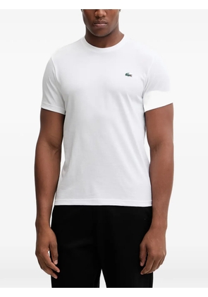 Lacoste logo-patch performance T-shirt - White