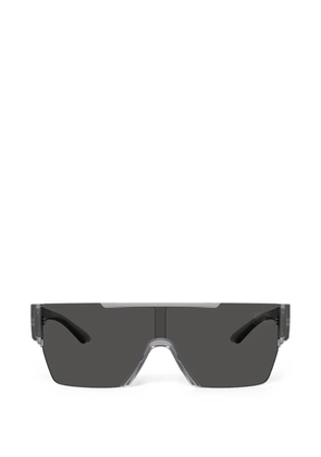 Burberry semi-rimless square-frame sunglasses - Grey