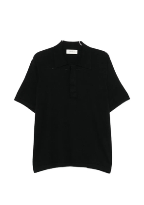 Lisa Yang Carl polo-collar T-shirt - Black