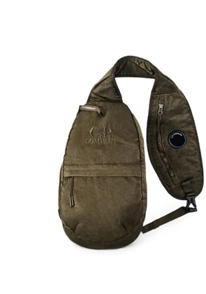 C.P. Company Lens logo-embroidered shoulder bag - Green