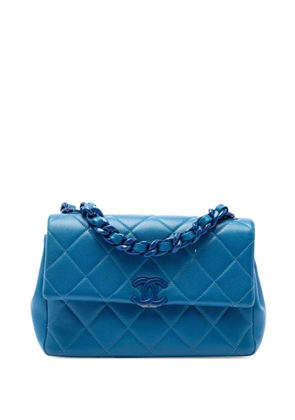 CHANEL Pre-Owned 2021 Medium Caviar My Everything Flap crossbody bag - Blue